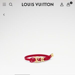 Louis Vuitton Bloom Bracelet - Red